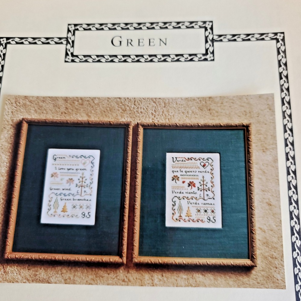 VTG La Broderie Cross Stitch Pattern Garden of Your Heart Lot 6 OOP HTF - Picture 6 of 16